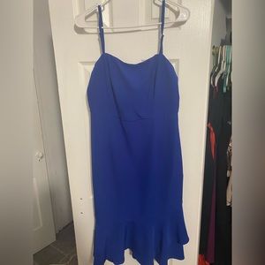 Royal blue lulus dress! Only worn once!